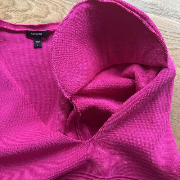 Womens Large Pink Express Bodysuit - Picture 5 of 14